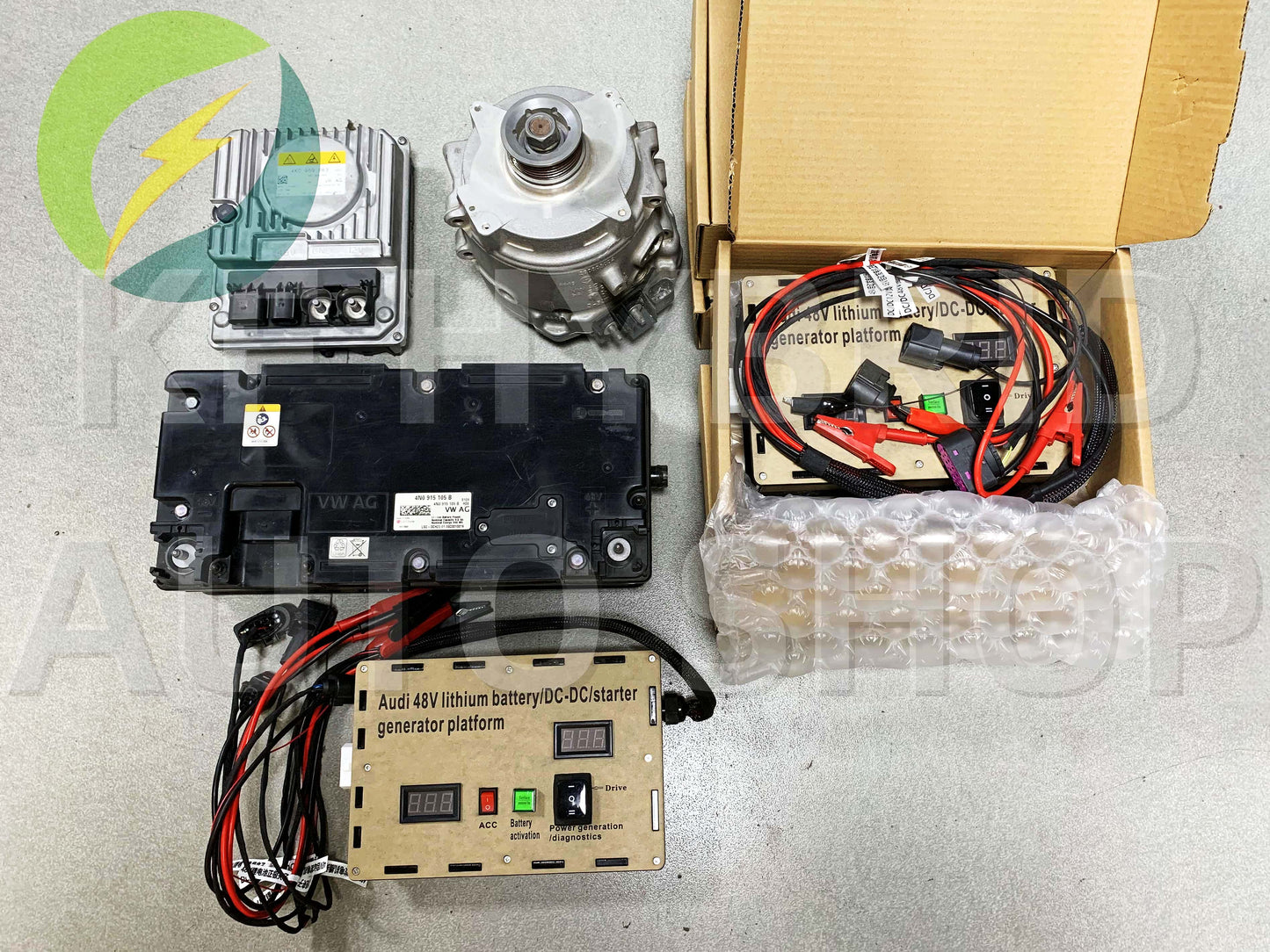 Audi Hybrid 48VLithium Battery/DC/Starter Generator All-in-one testing platform